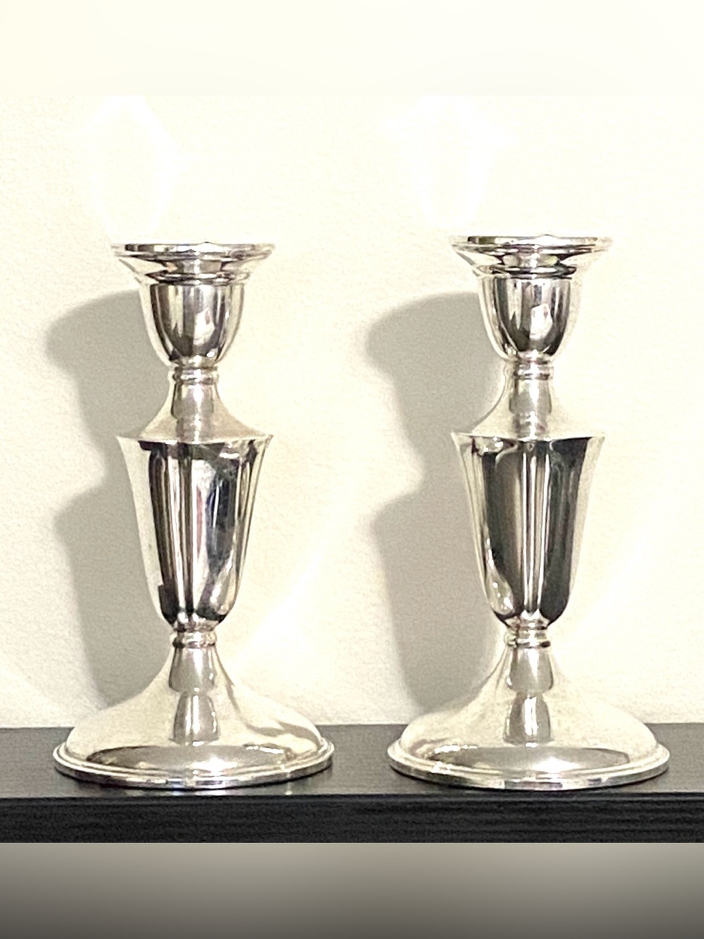 Cartier Polished sterling Silver Candlestick